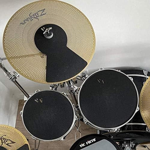 Vic Firth 22 Inch Fusion Drum and Cymbal Mute Pad Set: 10”, 12”, 14”(x2), 22" Dr