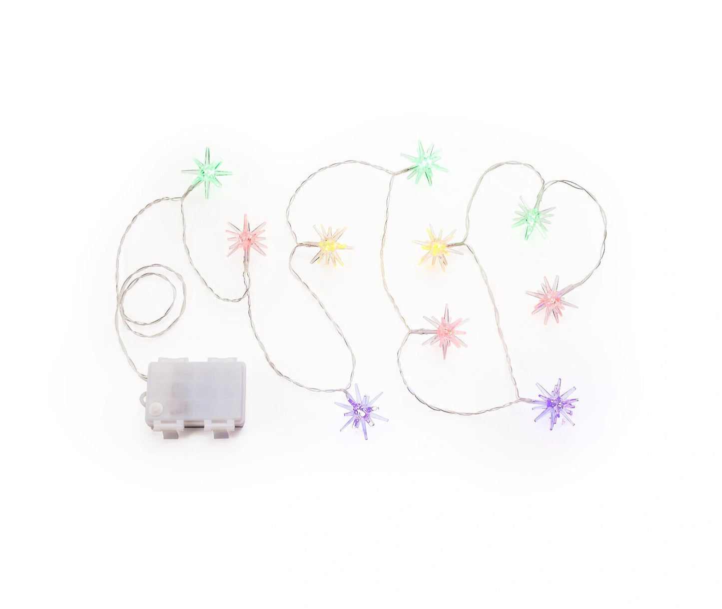 LED-Lichterkette "Polarsterne" 135 cm Gartendeko Deko LED Outdoor-Girlande