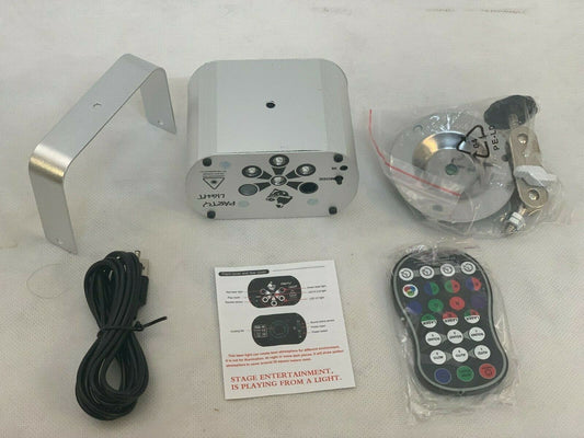 rg laser rgb uv led 8-loch lichtbühneneffekt beleuchtung mit fernbedienung auto 
