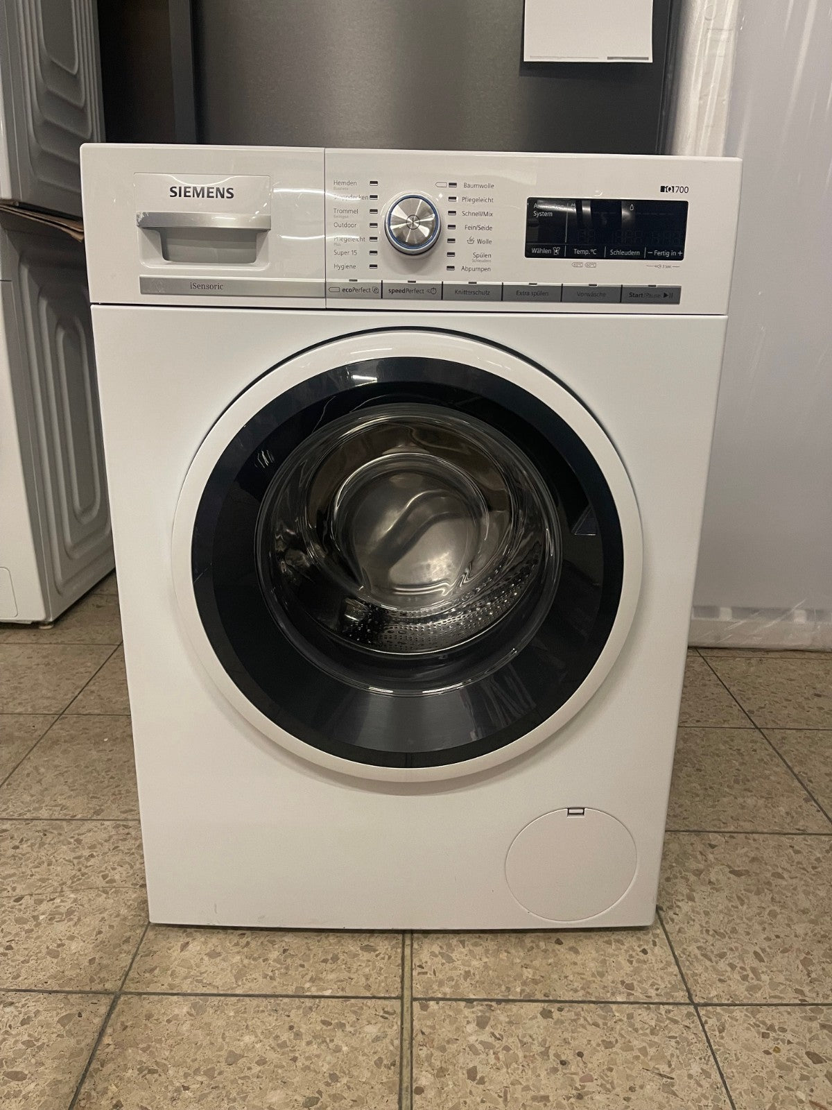 Siemens iQ700 WM16W540 Waschmaschine 8 kg Frontlader 1600U/min in Weiß Waschen