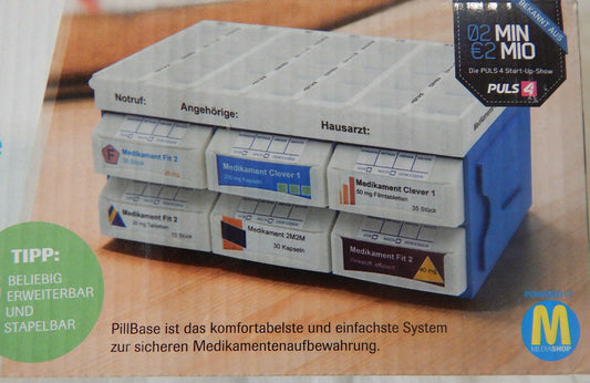 7 Tage  Pillendose Medikamentenspender und Aufbewahrung Box