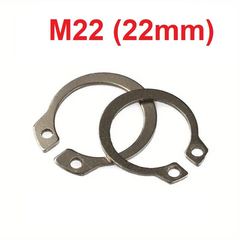Sicherungsring M3 bis M25 DIN 471 Außen, Seegering, Edelstahl A2, 3mm - 25mm