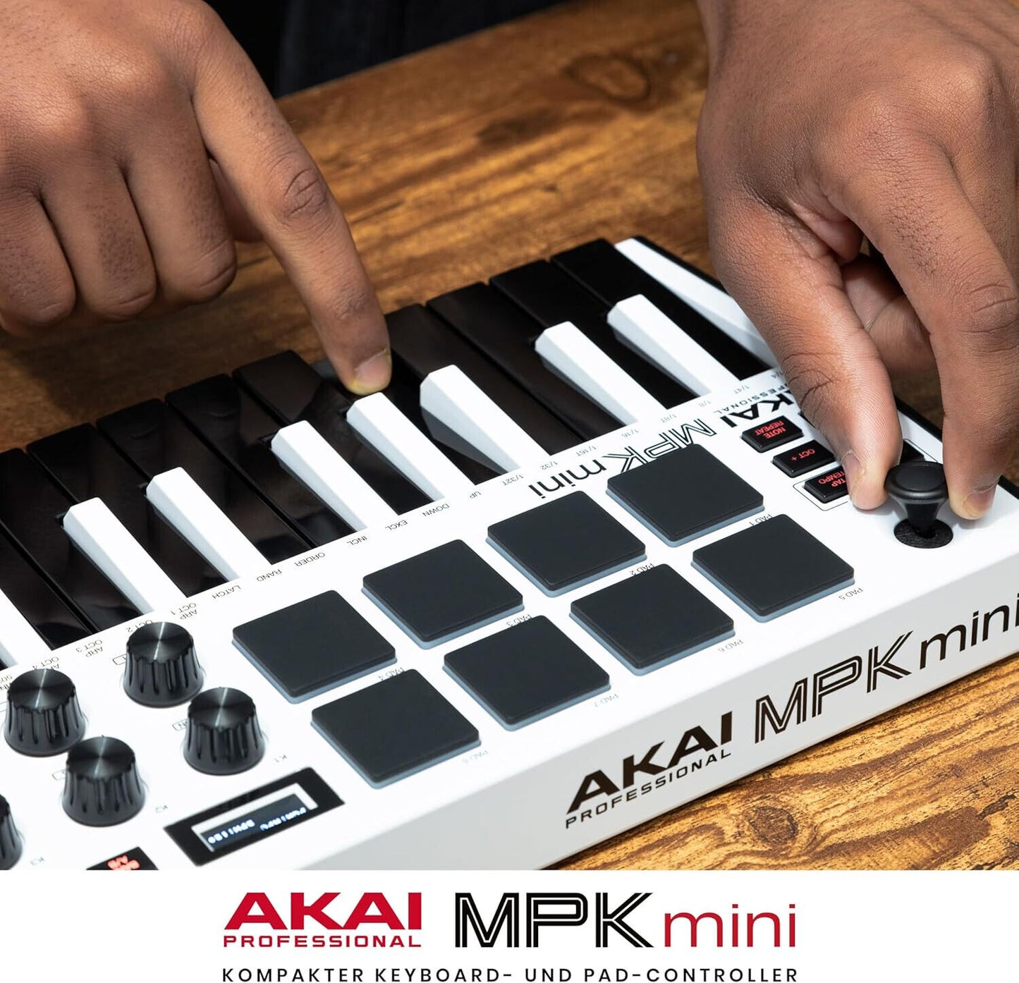 AKAI Professional MPK Mini MK3 – 25-Tasten USB MIDI Keyboard Controller Weiß