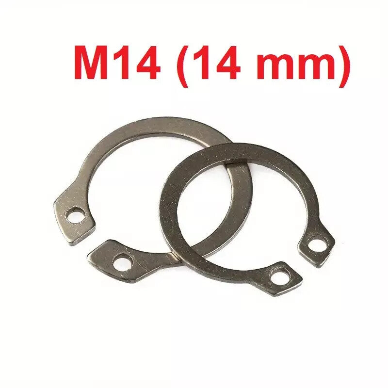 Sicherungsring M3 bis M25 DIN 471 Außen, Seegering, Edelstahl A2, 3mm - 25mm