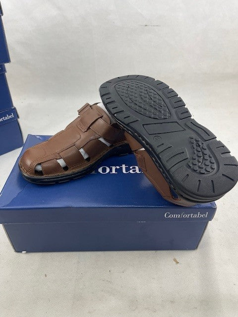 Comfortable Schuhe Braun, Leder,Leder-/Textilfutter (Gr.41)