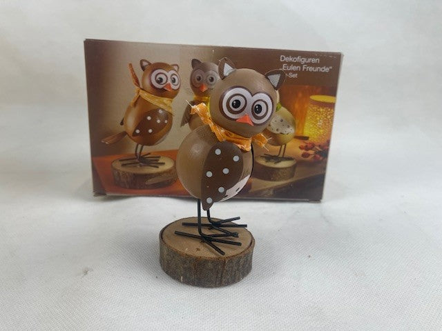 Dekofiguren "Eulen Freunde" 3er-Set