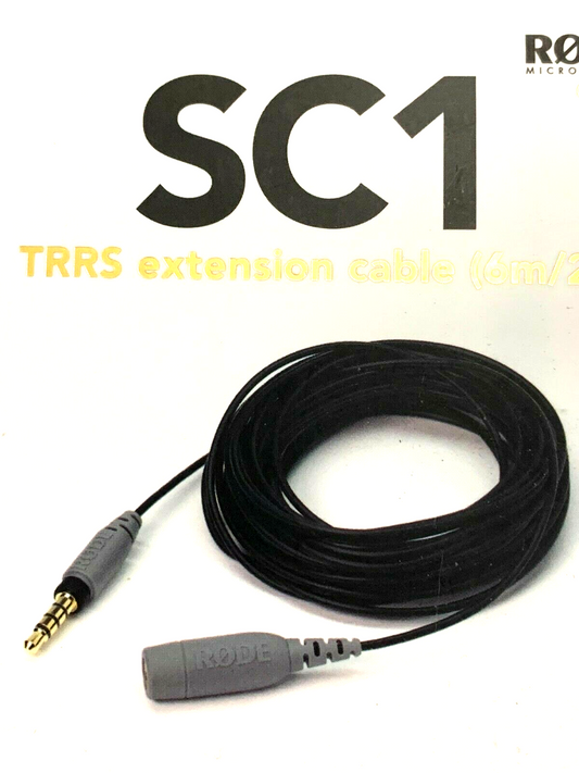 Rode SC1 Verlängerungskabel Rode SC1 6m TRRS Kupplung auf TRRS Stecker
