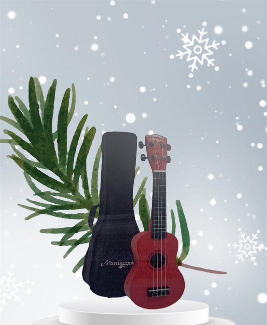Martin Smith Sopran-Ukulele mit Ukulelentasche