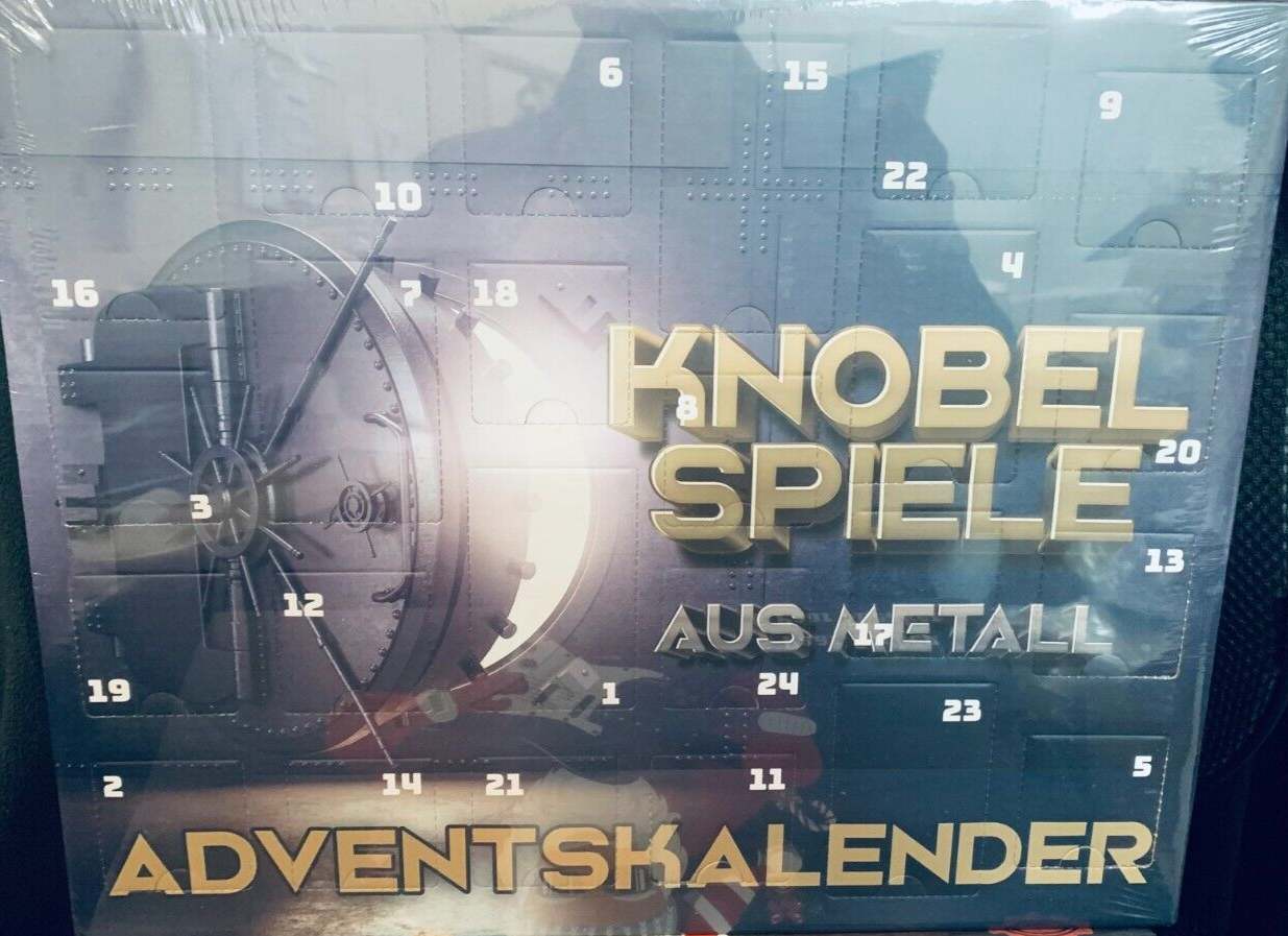 Knobel Spiele aus Metall Adventskalender
