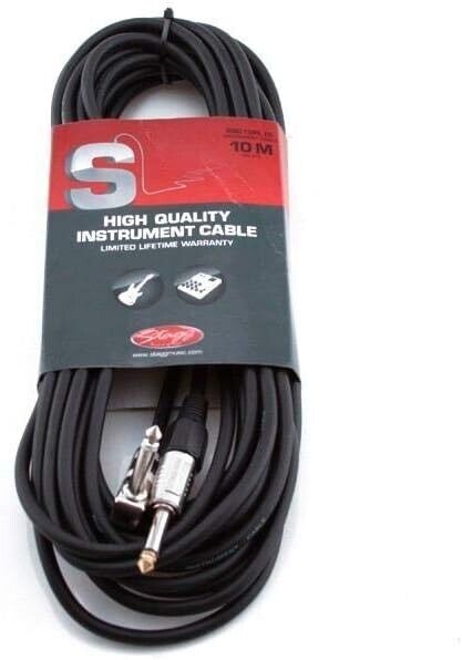 Stagg SGC10PL DL Instrumenten-Kabel (10m, L Klinke DLX)
