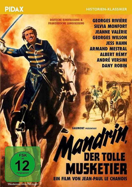 Mandrin, der tolle Musketier * DVD Mantel-und-Degen-Abenteuer * Pidax Neu