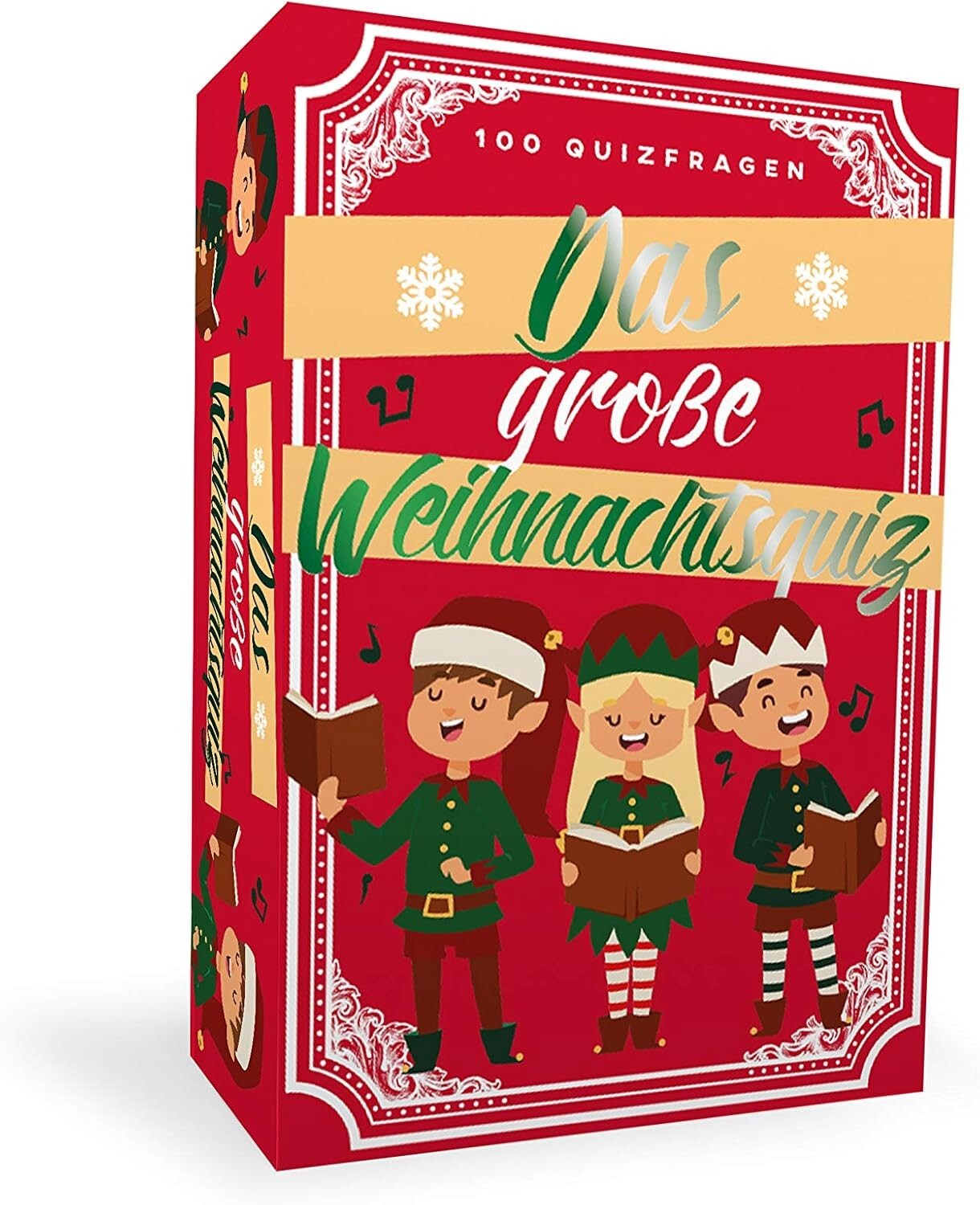 Das große Weihnachtsquiz Lustiges Kartenspiel 100 Wissensfragen Weihnachtsepisod