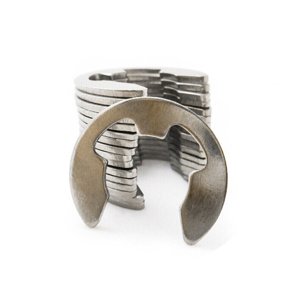 10 mm E-CLIP Außen Sicherungsring Sprengring für Welle DIN 6799 Edelstahl M10