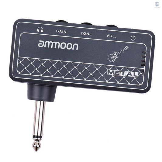 ammoon Metal Mini-Gitarren-Kopfhörer
