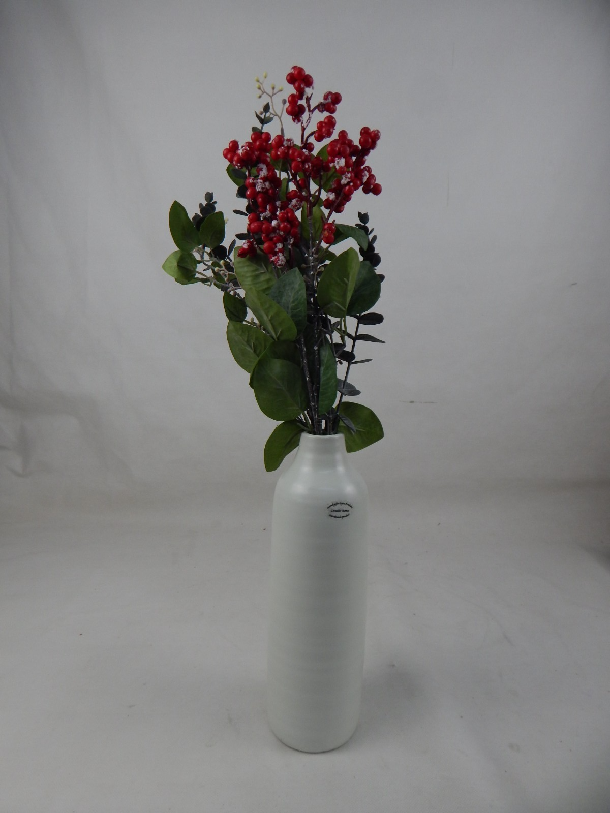 skimmia japonica kunst blume mit vase