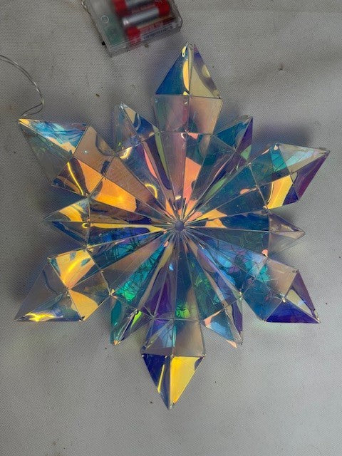 LED-Hängedeko "Rainbow Kristall", 34cm