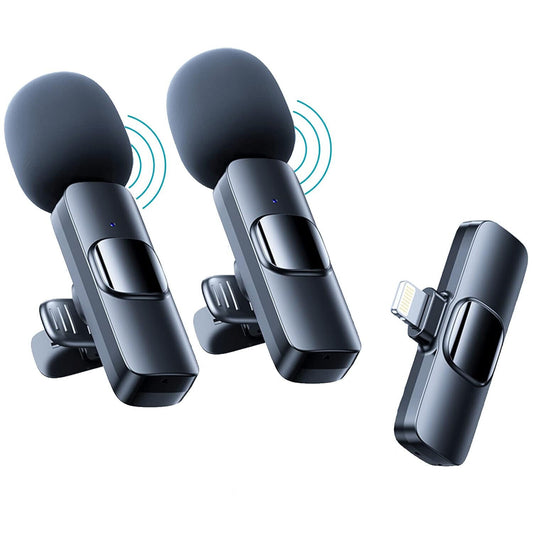 Wireless Lavalier Mikrofon für iPhone Ansteckmikrofon Kabellos Microphone USB-C