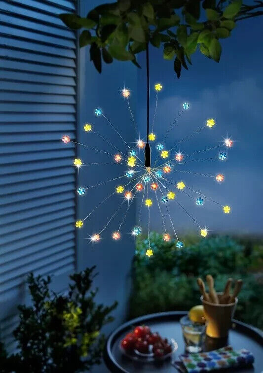 Solar-Hängedeko "Fleur" LED Beleuchtung Deko Gartendekoration Solar Garten Lampe