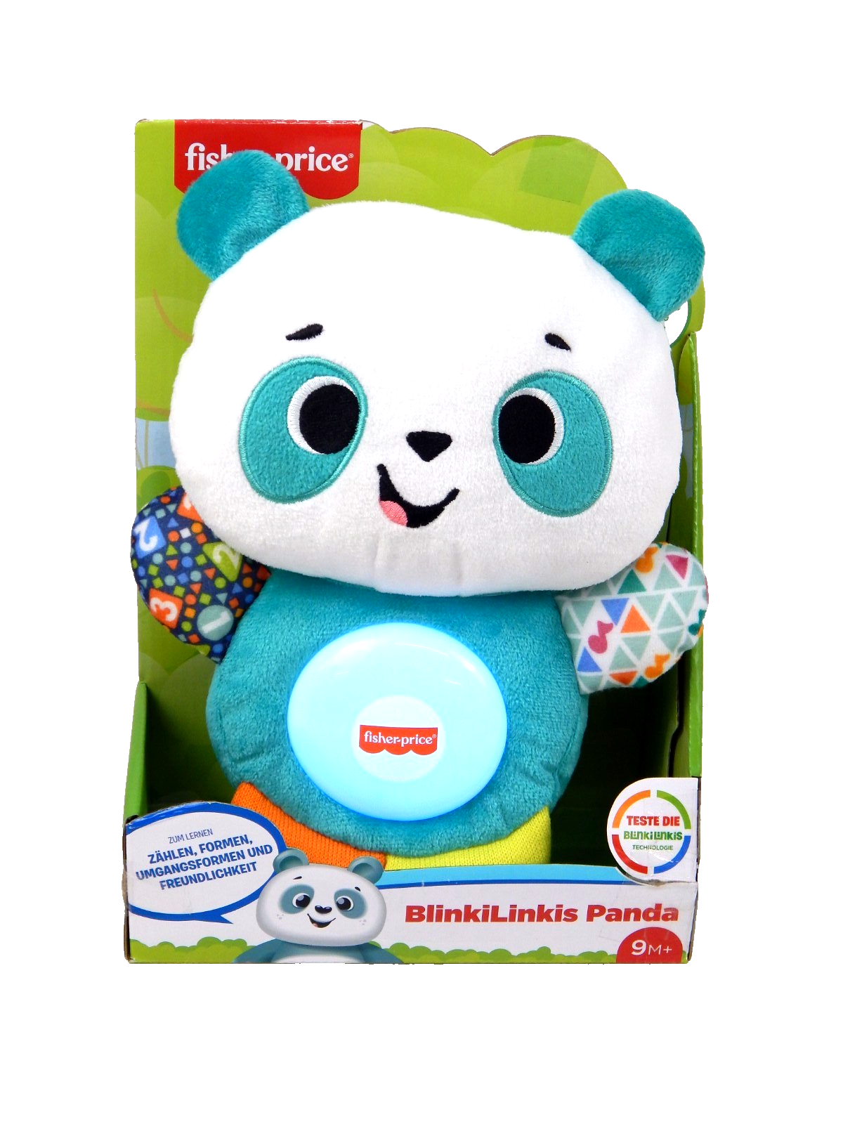 Mattel Fisher Price BlinkiLinkis Panda, GRG82, Plüsch, Interaktives Spielzeug