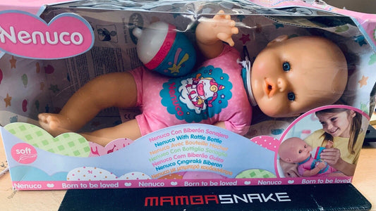 Famosa My little Nenuco Softpuppe 35 cm mit Trinkflasche