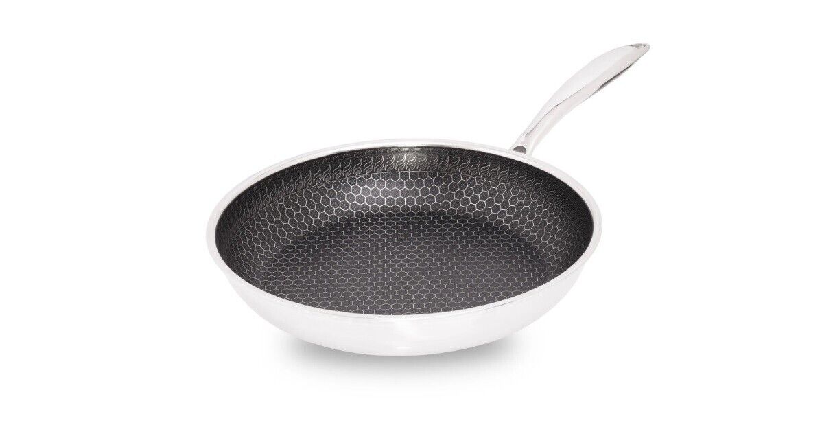 HENSSLER SCHNELLE NUMMER Bratpfanne mit Glasdeckel, Edelstahl 26cm
