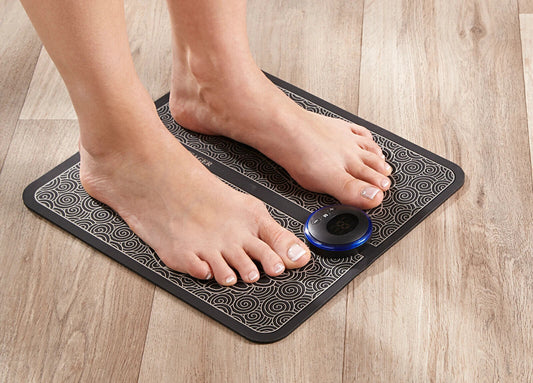 EMS-Fußmassagematte, faltbar Massage Massagegerät Elektro-Muskel-Stimulation