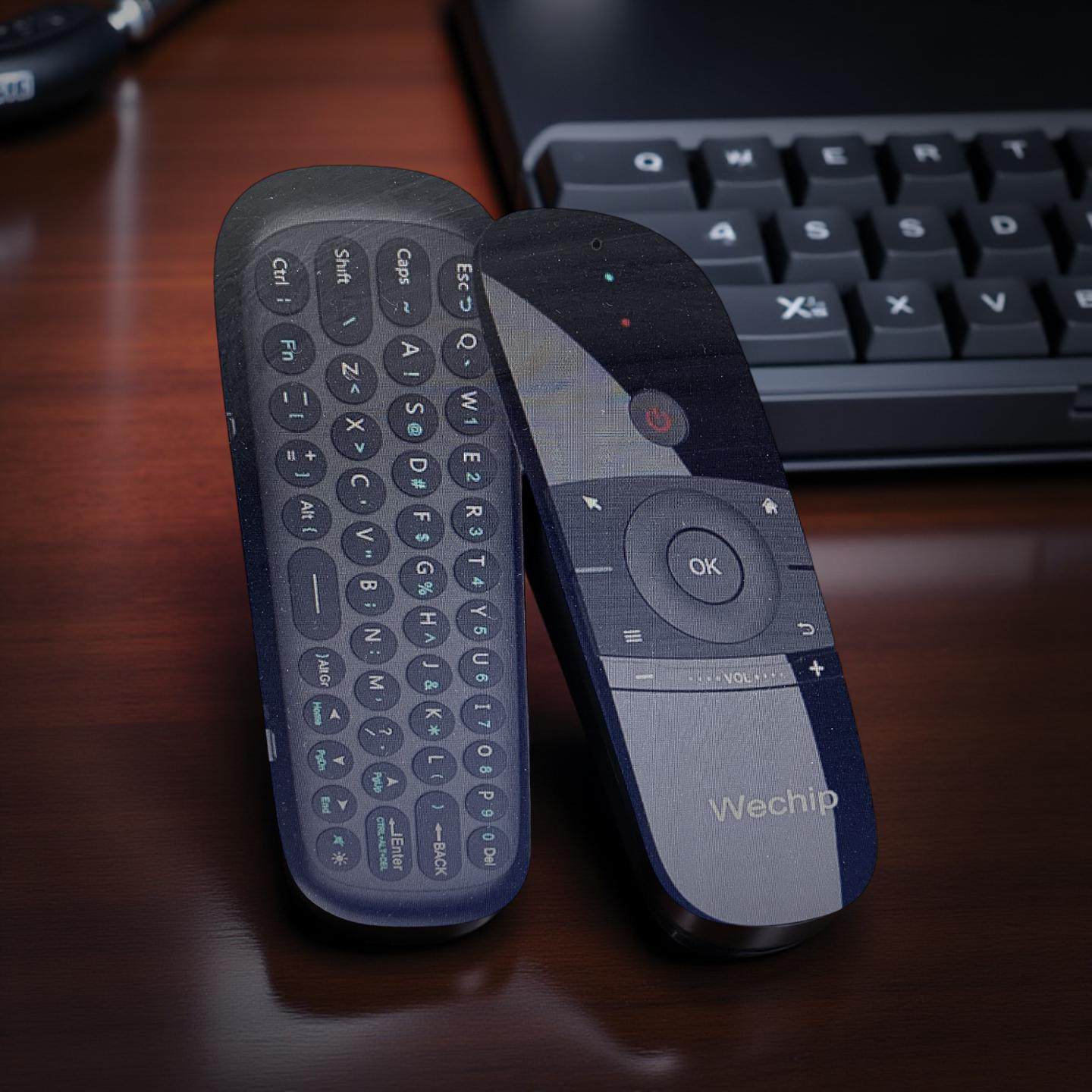 Docooler Wechip 2,4 G Fly Mouse, kabellose Tastatur, Fernbedienung, Infrarot-Fer