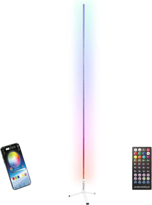 Ibiza - MAGIC-COLOR-STICK-1.5WH - RGB LED TUBE auf Stativ mit 17 Modi: 5 Multico