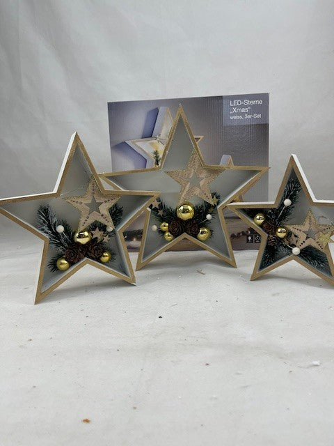 Led-Sterne Xmas (B-Ware Kleine design elemente Fehlen)