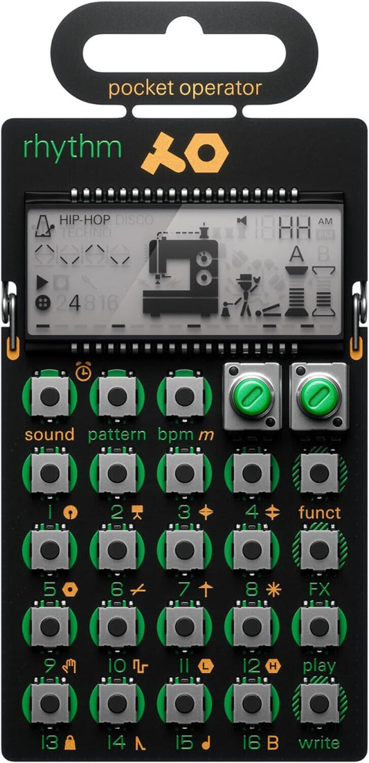 Teenage Engineering PO-12 Rhythm Pocket Operator - Mini Drum-Synth und Sequenzer