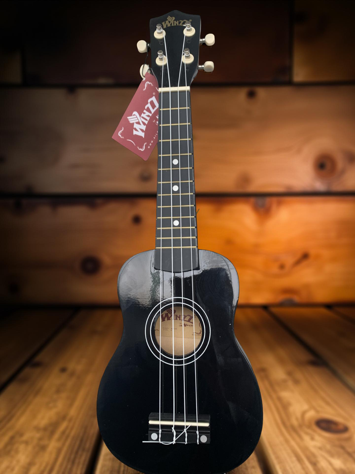 Winzz Sopran Ukulele Starter Kit Für Anfänger Mit Tasche, Clip-On Tuner, Zusätzl