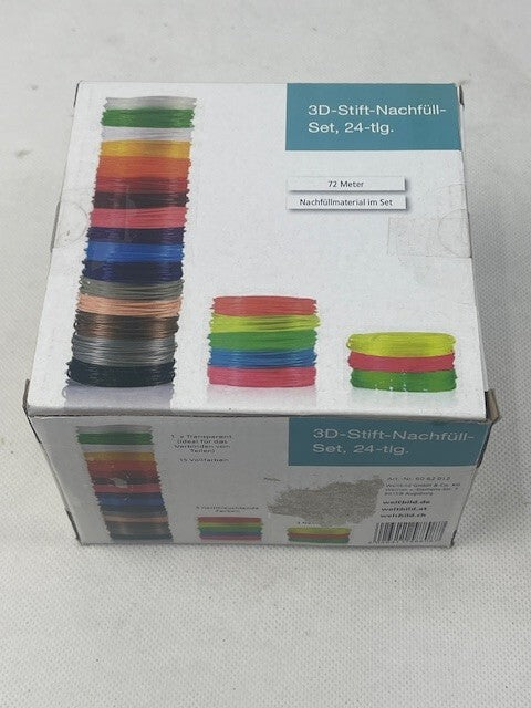 3D-Stift-Nachfüllset, 24-Tlg.