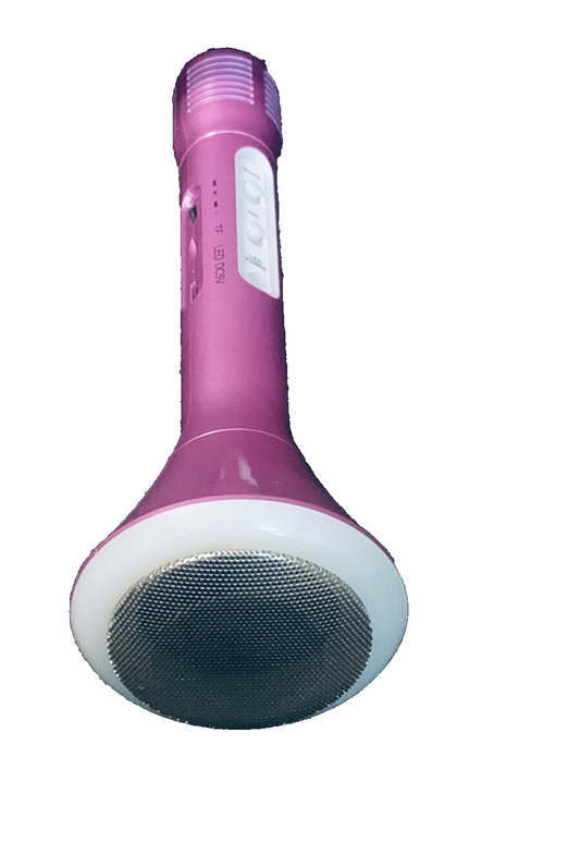 Mi-Mic Karaoke Microphone Speaker with Wireless Bluetooth and LED Lights