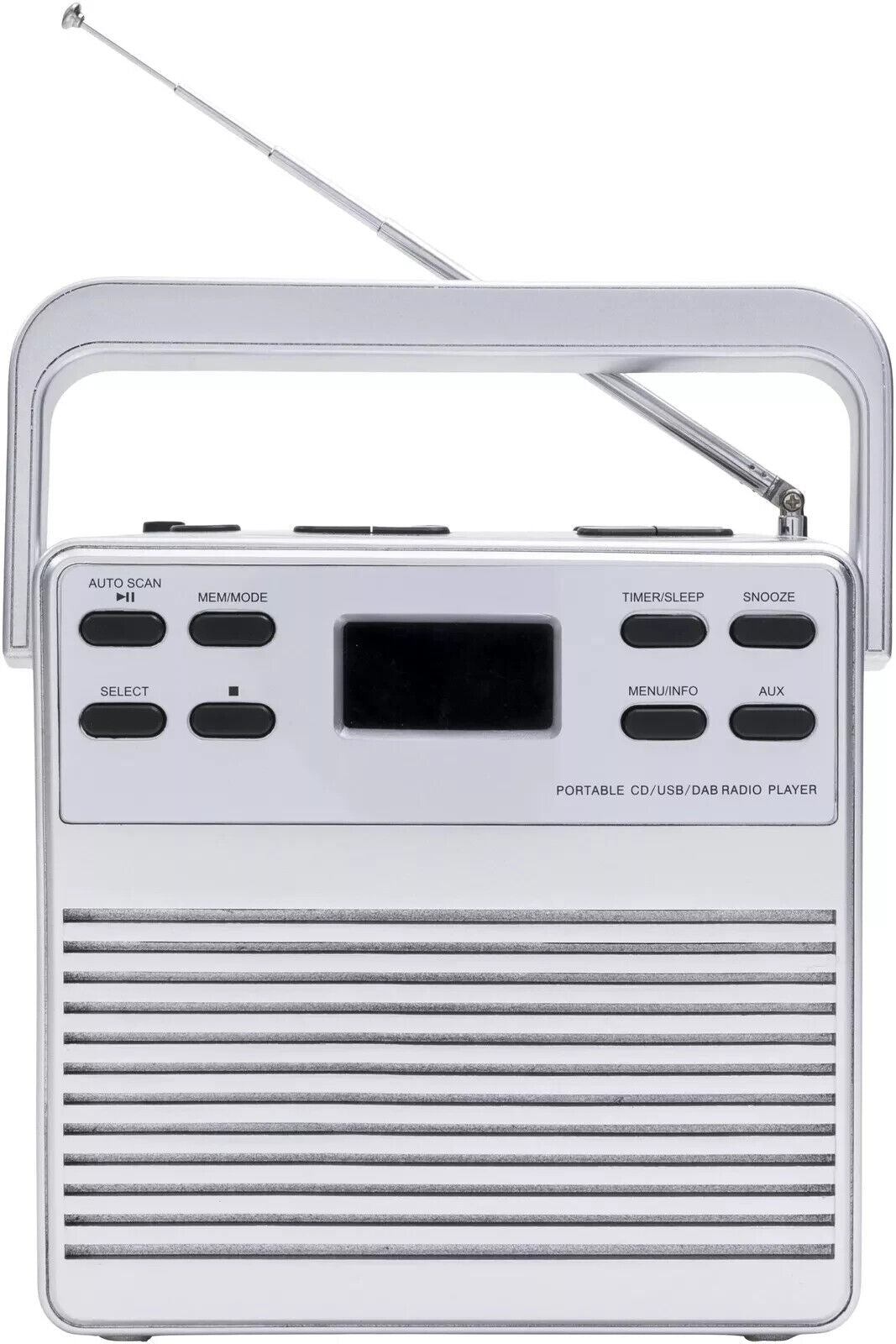 CD-Kofferradio Weltbild Digitales DAB+ Radio analoges AM-/FM-Radio Grau