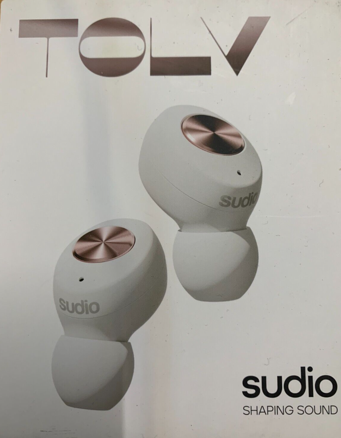 Sudio ECOUTEURS True Wireless TOLV Blanc
