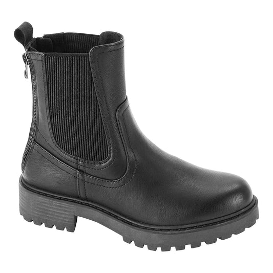 Blowfish Damen Stiefelette "Roben" Schwarz 41 Chelsea-Boots veganem Leder