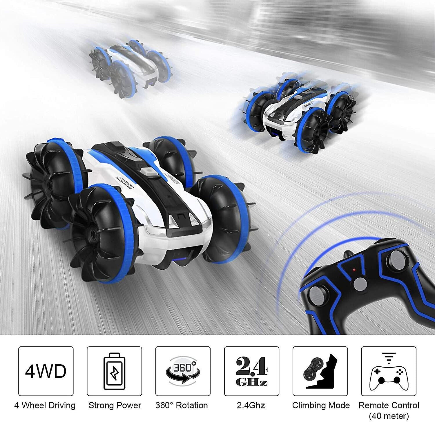RC Ferngesteuertes Auto, Fancy Amphien Stuntcar