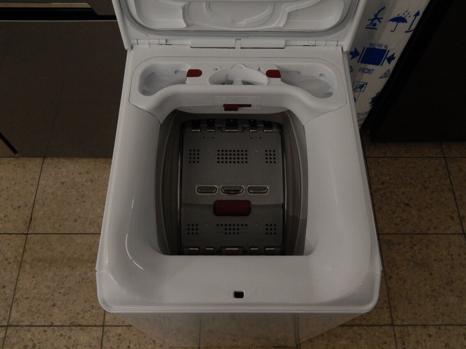 AEG Waschmaschine Toplader 6000 LTR6A360TL Mengenautomatik 1300 U/min Weiß 6kg