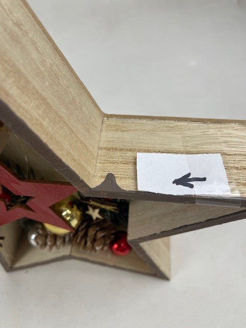 LED-Sterne "Xmas", 3er-Set Rot