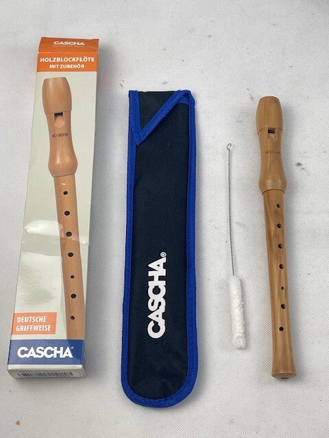 Cascha Holzblockflöte mit Zubehör