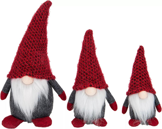 Dekofiguren Wichtel 'Knut, Kurt & Konrad', 3er Set Advent Deko Weihnachten