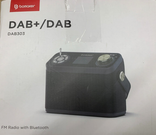 DAB/DAB+/FM tragbares Radio mit 40 Presets, Digital Kuchenradio mit farbigem LCD