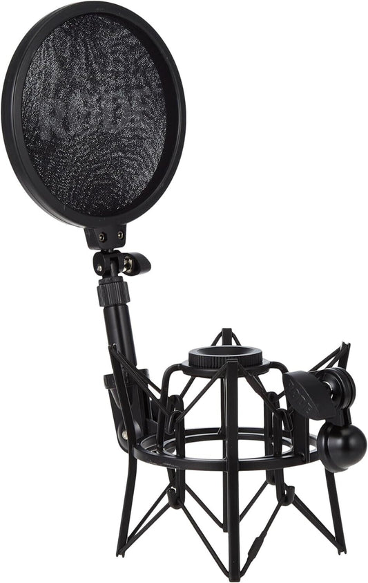 RØDE Stoßdämpferhalterung SM6 mit abnehmbarem Popschutzfilter, schwarz