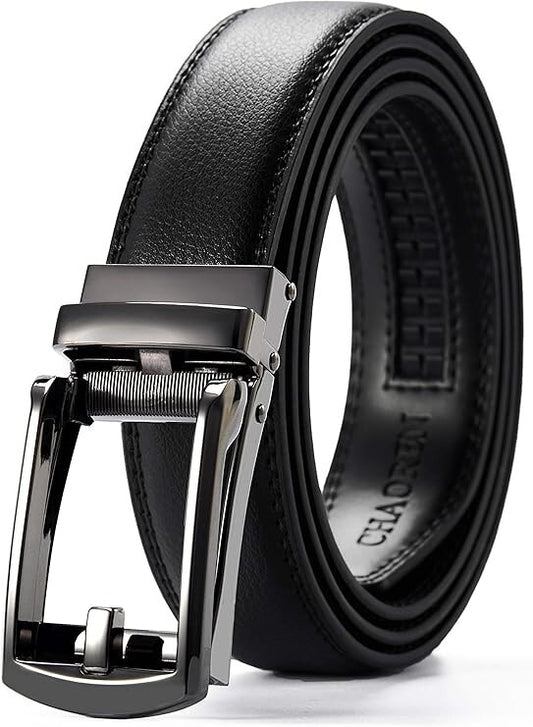 Herren brauner Ratschen Gürtel automatischer Gürtel Herren Leder Braun 32 mm für