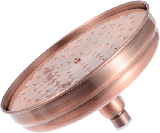Cabilock Kupfer Duschkopf Runde Dusche Sprinkler Regendusche Duschkopf Retro Bad