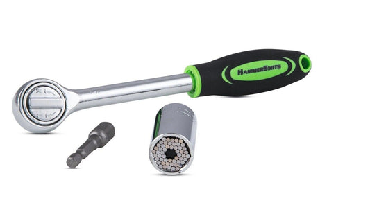 Hammersmith PowerGrip Multitool Multisteckschlüssel Ratsche Nuss Universalgröße