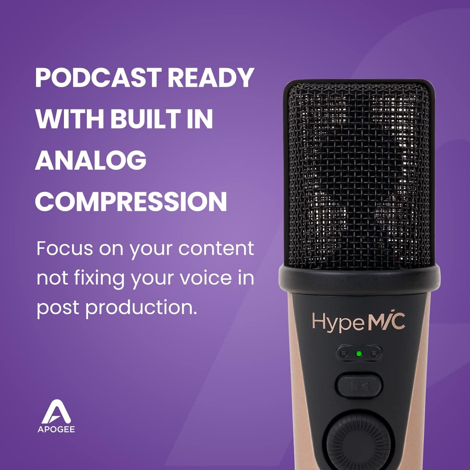 Apogee HypeMiC Hype Mic rose gold Mikrofon Microfon