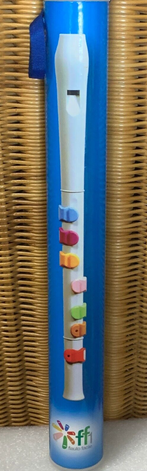 FLAUTO FACILE - FF1 Multicolor Logo, Dolce Flöte leicht vereinfacht.