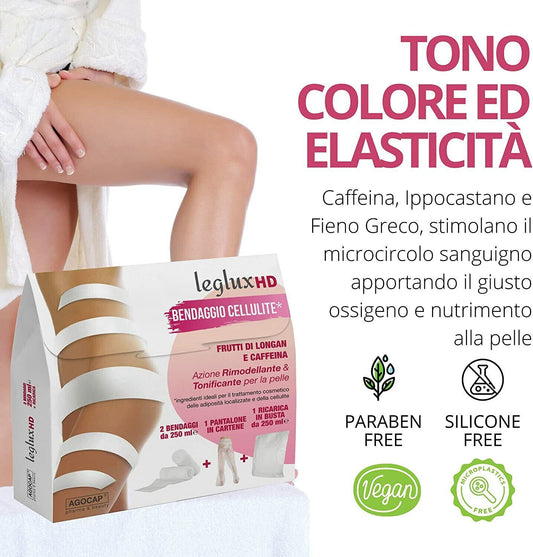Entwässernde Anti-Cellulite-Bandagen + KOSTENLOSE Cartene-Hose