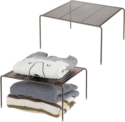 mDesign 3er Set Kleiderschrank Aufbewahrung – praktisches Kleiderschranksystem –